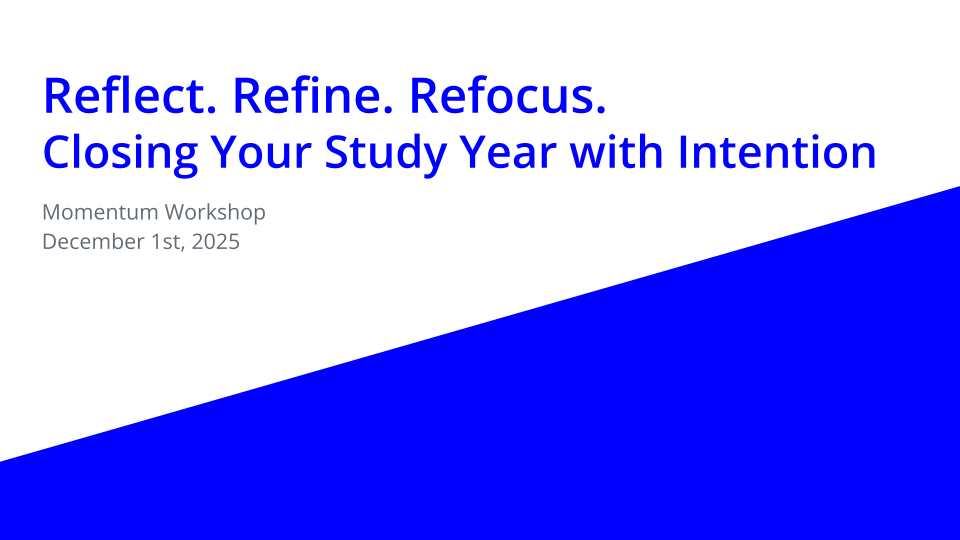 #15 - Reflect. Refine. Refocus. - 12.1.25 - Momentum Monday - Video